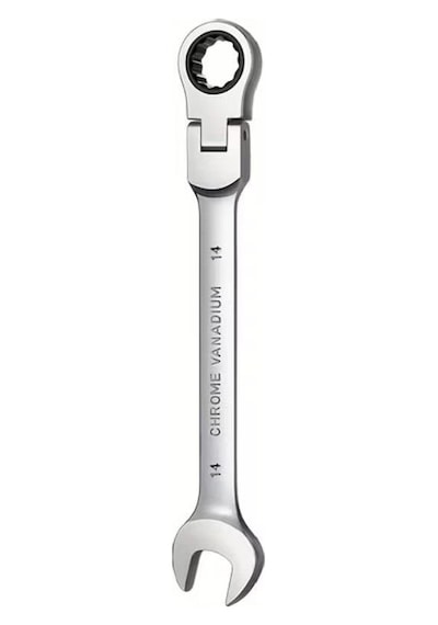 Zhltools Hareketli Mafsallı Cırcır Anahtar 14 Mm Chrome Vanadium