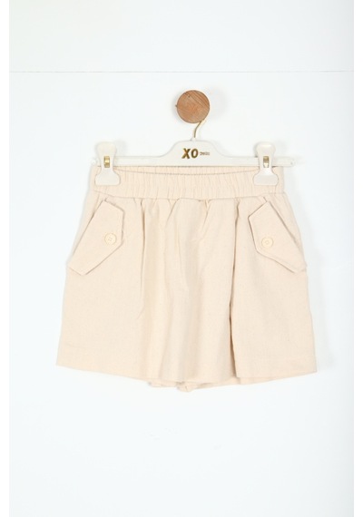 Xo Kids Kız Çocuk Şort Etek 4-8 Yaş 58561 Krem