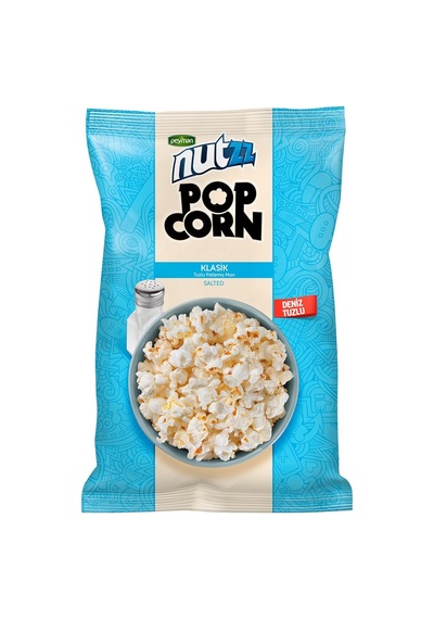 Peyman Nutzz Popcorn 105 G Klasik Tuzlu Patlamış Mısır 8'li Avantaj Paketi - 8 Adet Tarı