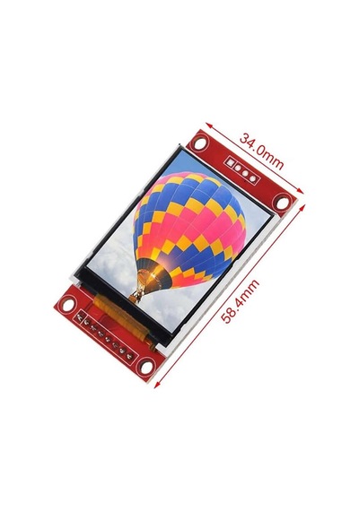1.8 Inch Lcd Tft Modül Qvga 128x160 Pixel 1.8 8 Pin Spı Seri Ekran Sd Kart Soketi St7735 Arduino