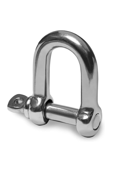 2'li Zincir Kilidi. 6mm. Paslanmaz Krom