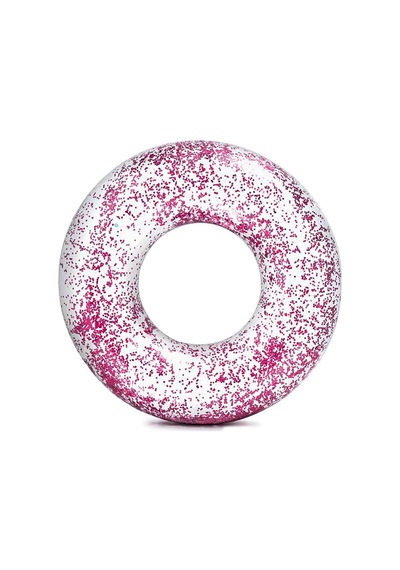 Jumbo Simit Simli - Şişme Simli Simit - Simli Deniz Simidi - Simli Parlak Simit -simli Simit 119 Cm.