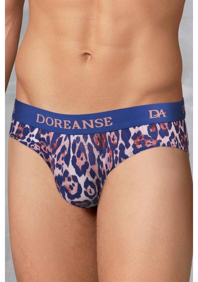Doreanse Erkek Leopar Fantazi Jockstrap Destekli String Tanga 127