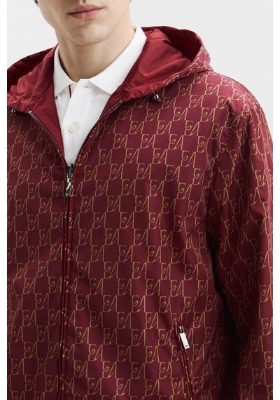Emporio Armani Tamamı Logolu Suya Dayanıklı Kapüşonlu Ceket Erkek Ceket Em006751 Af12021 Fb518 Bordo Emporio Armani Tamamı Logolu Suya Dayanıklı Kapüşonlu Ceket Erkek Ceket Em006751 Af12021 Fb518 Bordo