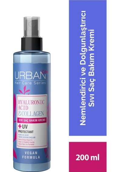 Urban Care Hyaluronik Asit & Kolajen Kuru Ve Cansız Saçlara Özel Sıvı Saç Bakım Kremi 200 ML