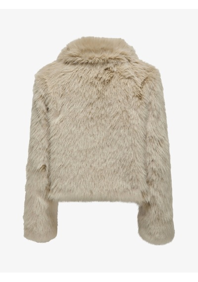 Only Onlmanny Faux Fur Jacket Otw Noos Kadın Gri Kaban - 15322406