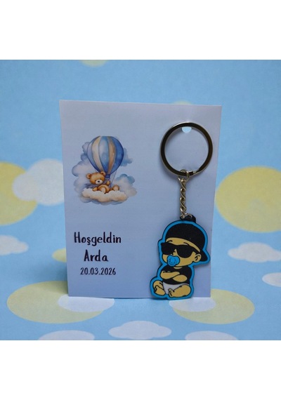 Yenidoğan Hediyelik -bebek Anahtarlık-20li