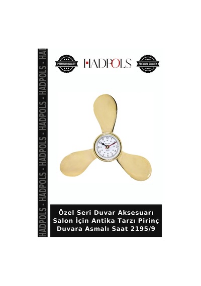 Özel Seri Duvar Aksesuarı Salon İçin Antika Tarzı Pirinç Duvara Asmalı Saat 2195/9