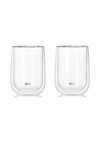 Adhoc Set Çay Bardağı Duo Glass Renkli