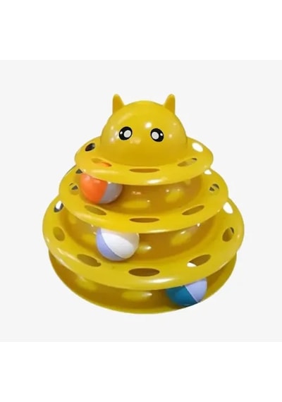 Petzoom Kedi Başlıklı 3 Katlı Kedi Oyuncağı