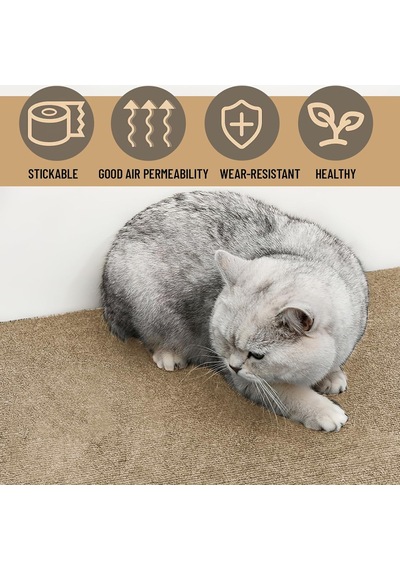 Tr Kedi Tırmalama Direği Matı, Kendinden Yapışkanlı Dellyy Kedi Çizik Mat, Tırmanma Kedi Kazıyıcı, Kendin Yap