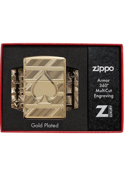 Zippo 29261 Ace Of Spade Design Çakmak