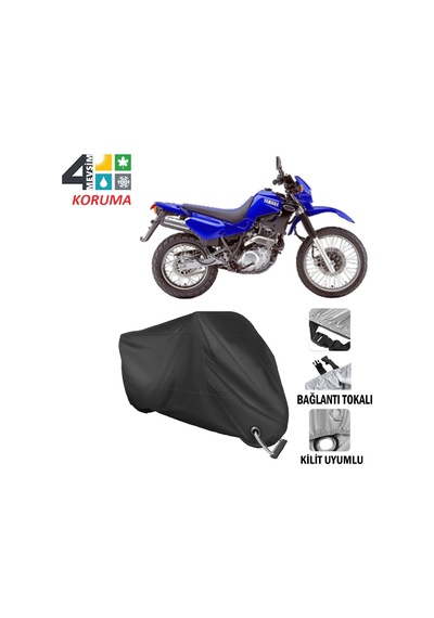 Yamaha Xt 600 Motosiklet Brandası ( Kilit Uyumlu - Siyah