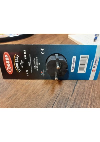 As Grup Priz Çoklu Usb Priz Siyah Golyat