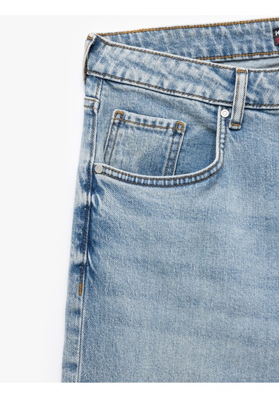 Koton Düğmeli Pamuklu Normal Bel Straight Fit Jean Pantolon - Mark Jean Açık İndigo 5sam40019nd Açık İndigo Koton Düğmeli Pamuklu Normal Bel Straight Fit Jean Pantolon - Mark Jean Açık İndigo 5sam40019nd Açık İndigo