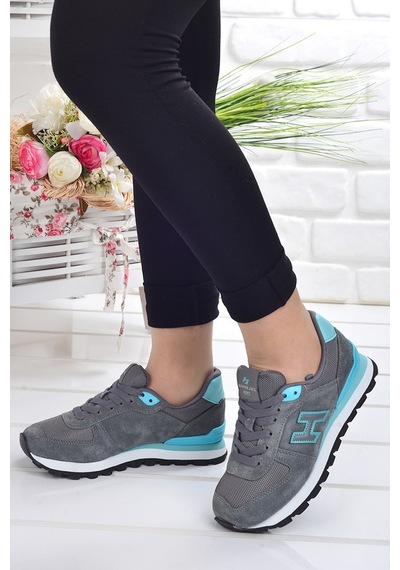 Hammer Jack 102 19250-g Peru Gri-turkuaz %100 Hakiki Deri Unisex Spor Ayakkabı Çok Renkli