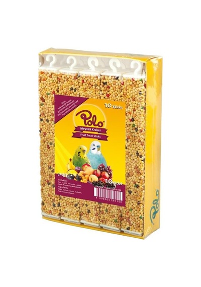 Polo Meyveli Muhabbet Kuşu Krakeri 10 Lu Paket 315 Gr