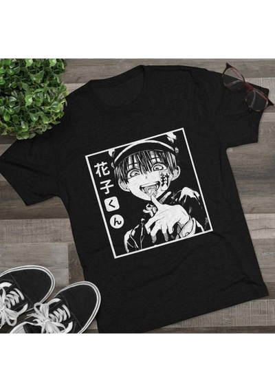 Noıssey Kırmızı Etiket Gala Anime Hanako Kun T-shirt 346 07879 Siyah