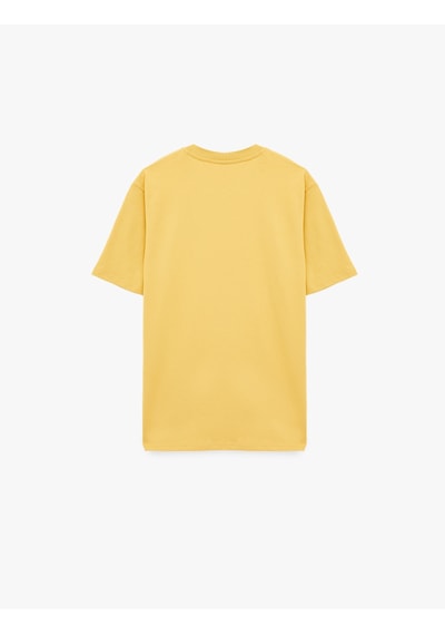 Koton Regular Fit Bisiklet Yaka Pamuklu Basic Kısa Kollu Tişört Sarı 6sam10011mk Koton Regular Fit Bisiklet Yaka Pamuklu Basic Kısa Kollu Tişört Sarı 6sam10011mk
