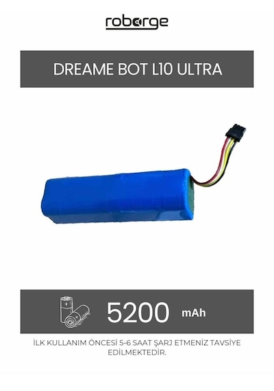 Dreame L10 Ultra Robot Süpürge Uyumlu Batarya 5200 Mah - Muadil Ürün