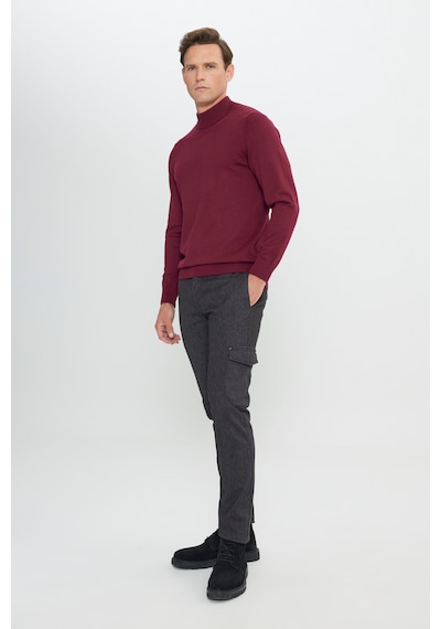 AC&Co / Altınyıldız Classics Erkek Sıyah Grı Slim Fit Dar Kesim Diyagonal Desenli Kargo Cepli Esnek Pantolon Siyah - Gri AC&Co / Altınyıldız Classics Erkek Sıyah Grı Slim Fit Dar Kesim Diyagonal Desenli Kargo Cepli Esnek Pantolon Siyah - Gri