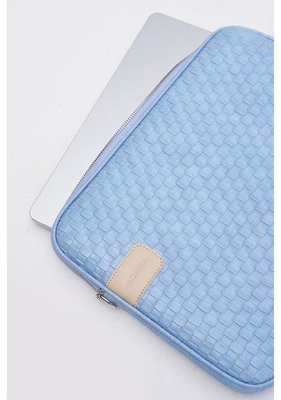 Mussen Hasır Laptop Çantası - Macbook Neo Air - Pro - 13" / 13.3" / 13.6" /14" İnç Hasır Mavi Hasır Mavi