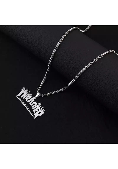 Thrasher Kolye Paslanmaz Çelik