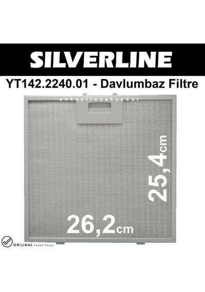 Silverline Uyumlu 2238 RETRO Rustik Davlumbaz Filtresi YT142.2240.01 -