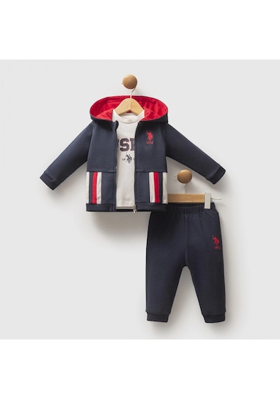 U.S. Polo Assn. 3'lü Takım Usb2537 Lacivert Lacivert