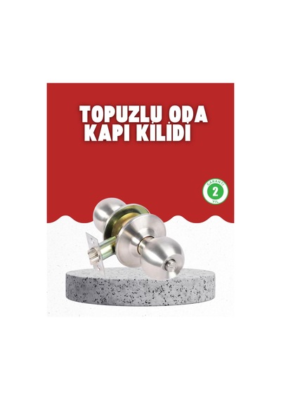 Estetik Güvenli Topuzlu Kapı Kilidi Çok Renkli