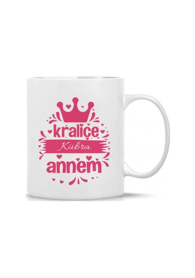 Kişiye Özel Anneler Günü Kraliçe Annem Baskılı Kupa Bardak Hk263