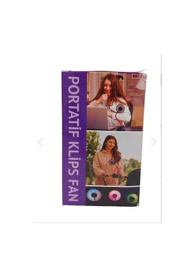 Portatif Işıklı Mini Klipsli Fan 60c65