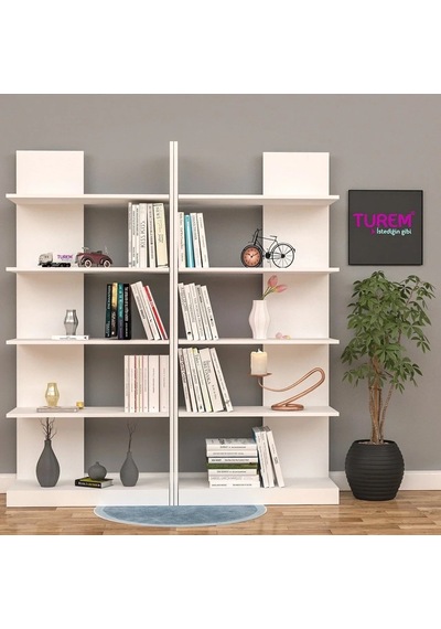 Selenit Ceviz Kitaplık Mdf Siyah Selenit Ceviz Kitaplık Mdf Siyah