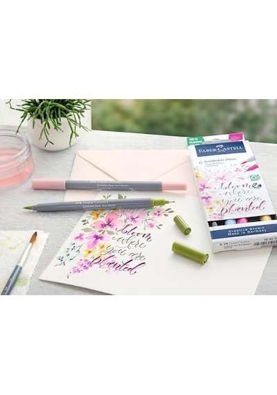 Goldfaber Aqua Çift Uçlu Sanatsal Markör 6 Lı Kaligrafi Diğer