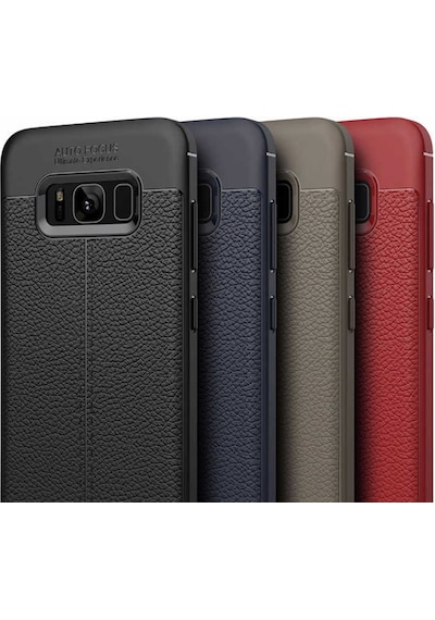 Samsung Uyumlu Galaxy S8 Kilif Deri Tarzi Niss Silikon Case 389468329