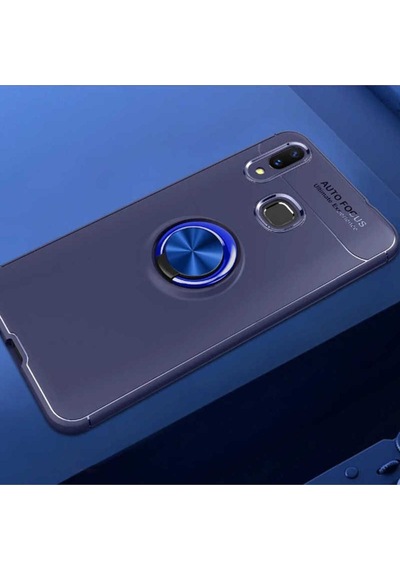 Samsung Uyumlu Galaxy A10s Kılıf Zore Ravel Silikon Kapak Mavi