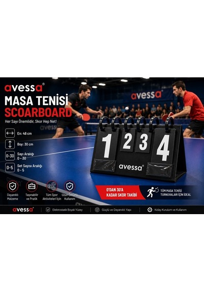 Özel Üretim Scr-500 Masa Üstü Score Board Mac Aleti Skoror Sayı Tabelası