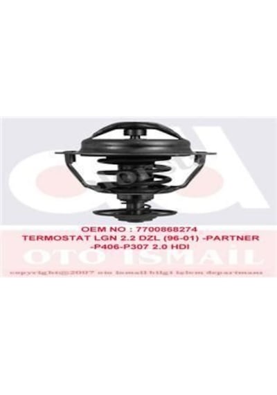 TERMOSTAT LAGUNA 2.2 DZL 96-01 PARTNER 406 307 2.0 HDI