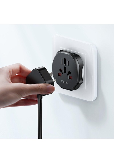 Mcdodo Cp-4550 Priz Dönüştürücü Universal Seyahat Adaptörü-siyah