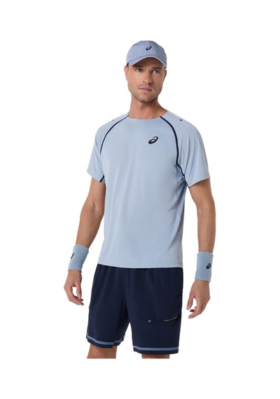 Asics Match Ss Top Erkek Raw Indigo Kısa Kollu Tshirt 2041a392-400 Raw İndigo