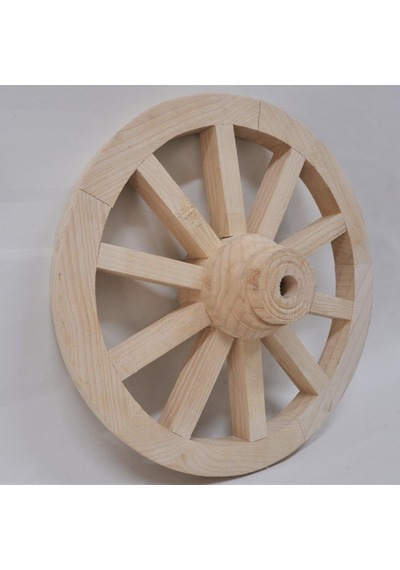 Otantik Ahşap At Arabası Tekeri 50 Cm. Duvar Dekoru Diğer