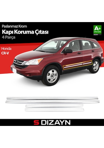 S-Dizayn Honda Crv Kapı Koruma Çıtası Krom 2013-2018
