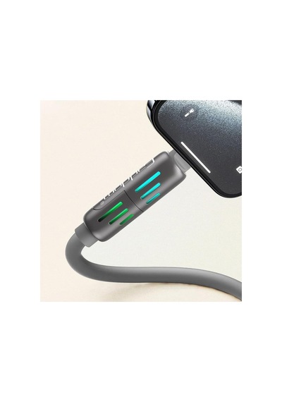 Ic02 4in1 240w Type-c To Type-c, Usb To Lightning, Type-c To Lightning, Gri