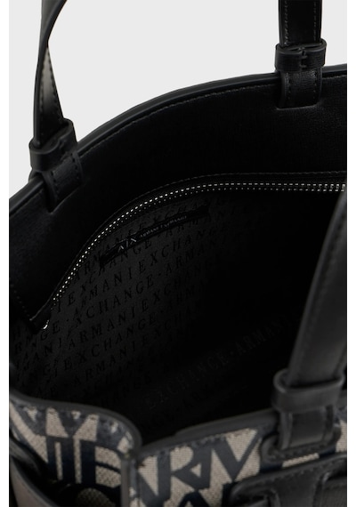 Armani Exchange Bayan Çanta 942690 3f742 00850 Siyah-gri Gri - Siyah