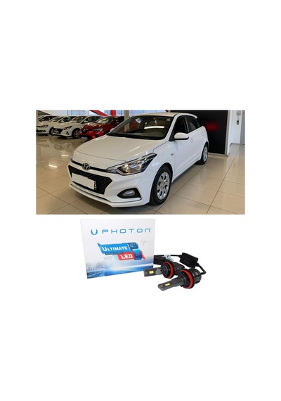 Hyundai İ20 Jump Led Xenon Uzun Kısa Far Ampulü H4 Ultimate 9500 Lumens Yeni Seri Beyaz