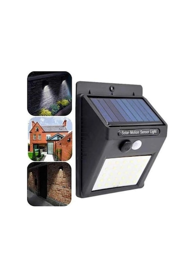 Kargo Bahçe Aydınlatması Güneş Enerjili Led Işık Lamba Sensörlü Dekoratif Yeni Nesil Najmaddin