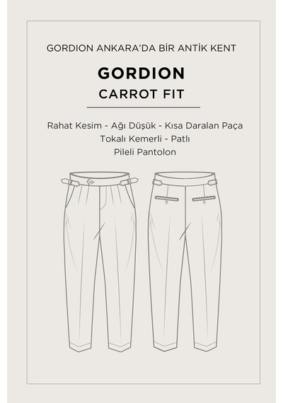Avva Erkek Siyah Yanları Tokalı Viskon Karışımlı Kolay Ütülenen Carrot Fit Pantolon A52y3043