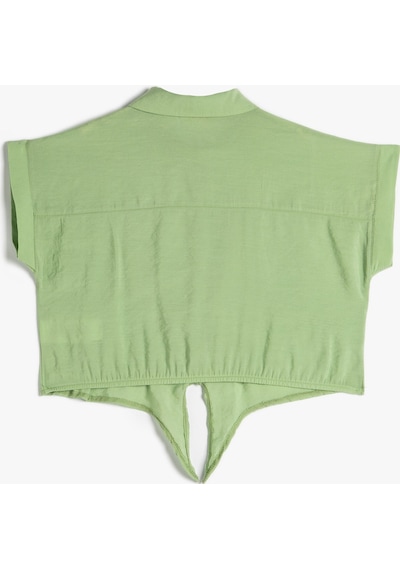 Koton Crop Gömlek Önden Bağlama Detaylı Kısa Kollu Cepli Modal Kumaş Yeşil 3skg60208aw 3SKG60208AW770 Yeşil Koton Crop Gömlek Önden Bağlama Detaylı Kısa Kollu Cepli Modal Kumaş Yeşil 3skg60208aw 3SKG60208AW770 Yeşil