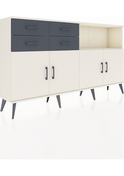 Arges Konsol 4 Raflı 4 Çekmeceli 4 Kapaklı 176x30x99 Aytaşı-aytaşı/antrasit Aytası/antrasıt - Aytası Arges Konsol 4 Raflı 4 Çekmeceli 4 Kapaklı 176x30x99 Aytaşı-aytaşı/antrasit Aytası/antrasıt - Aytası