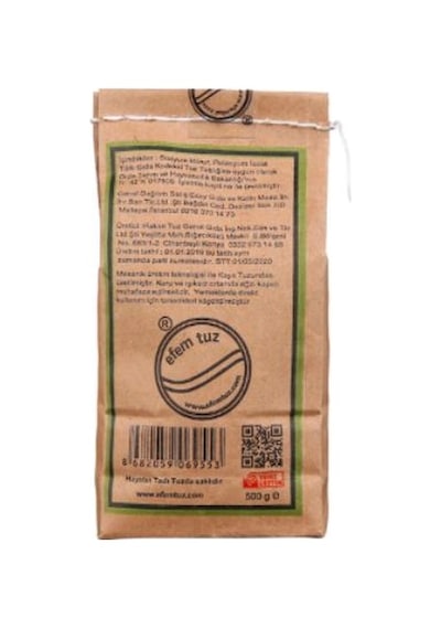 Efem Tuz Sofrada Öğütme İyotlu Kaya Tuzu 500 G
